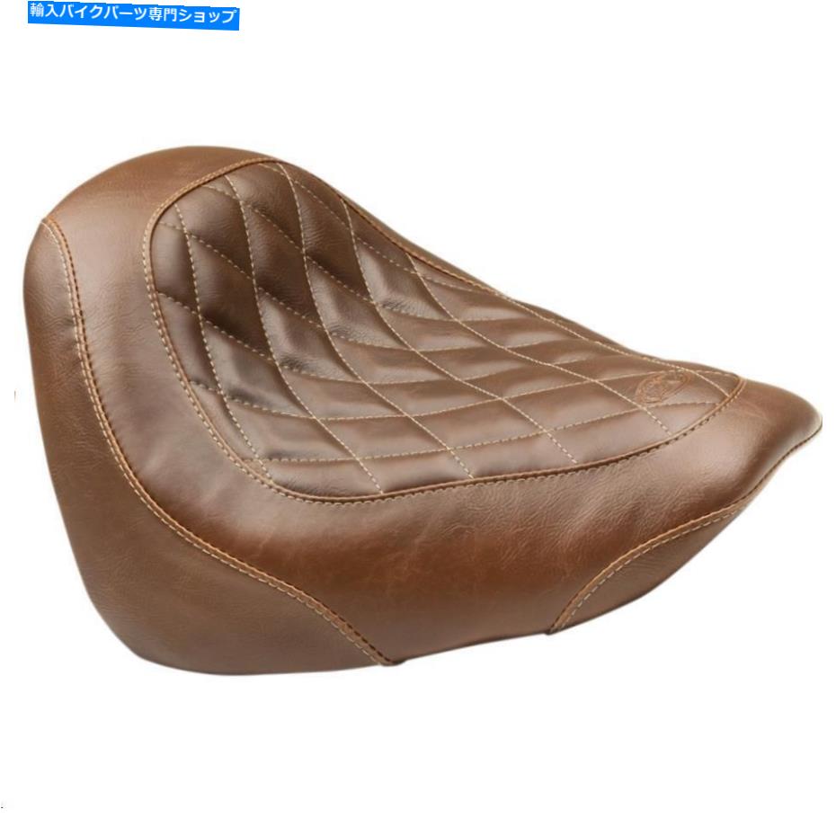 Seats マスタング83014ワイドトリッパーソロシート - ダイヤモンドステッチ - ブラウン Mustang 83014 Wide Tripper Solo Seat - Diamond Stitch - Brown【並行輸入品】|Us Custom Parts Shop USDM