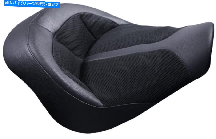 Seats 06-17 hd flstf/b fxstソフトアイルのためのBigist Solo Air-2シートDanny Gray FA-DGE-0282 BigIST Solo Air-2 Seat Danny Gray FA-DGE-0282 For 06-17 HD FLSTF/B FXST Softail【並行輸入品】|Us Custom Parts Shop USDM