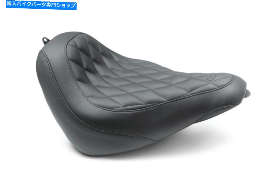 Seats 18-21 HDストリートボブ用マスタングワイドトリッパーソロシート - ダイヤモンド/ブラック-83035 Mustang Wide Tripper Solo Seat for 18-21 HD Street Bob - Diamond/Black - 83035【並行輸入品】