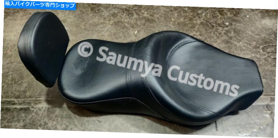 Seats ロイヤルエンフィールドヒマラヤンのバックレストを備えた排他的ツアラーカービー157シートブラック Exclusive Tourer Curvy 157 Seat Black with Backrest for Royal Enfield Himalayan【並行輸入品】