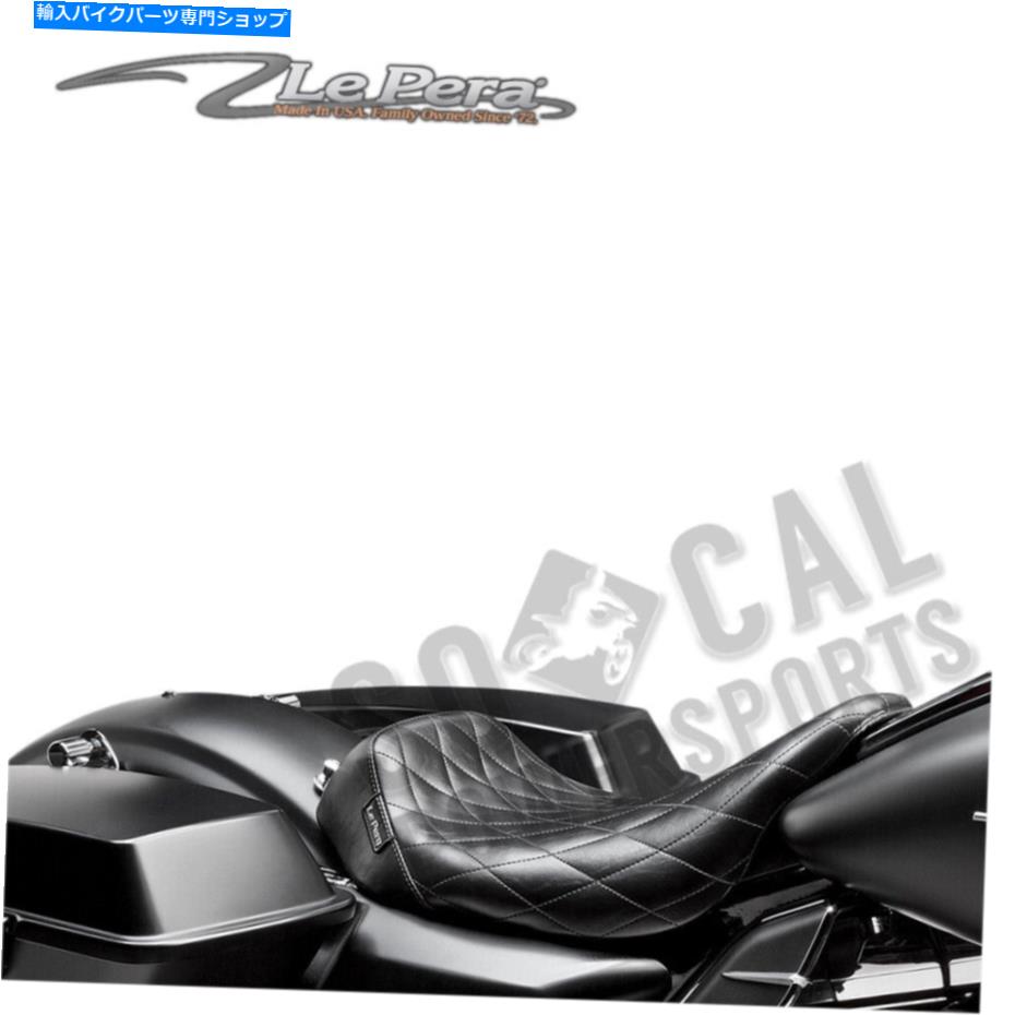 Seats Le Pera Bare Bonesソロシート - ダイヤモンドステッチ-LK -005 DM Le Pera Bare Bones Solo Seat - Diamond Stitch - LK-005 DM【並行輸入品】|Us Custom Parts Shop USDM