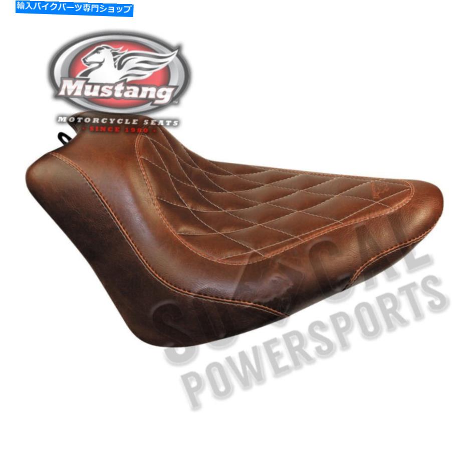 Seats ワイドトリッパーブラウンシートフロント幅13インチダイヤモンドFLSソフトアイルスリム2012-2017 Wide Tripper Brown Seat Front Width-13in Diamond FLS Softail Slim 2012-2017【並行輸入品】|Us Custom Parts Shop USDM