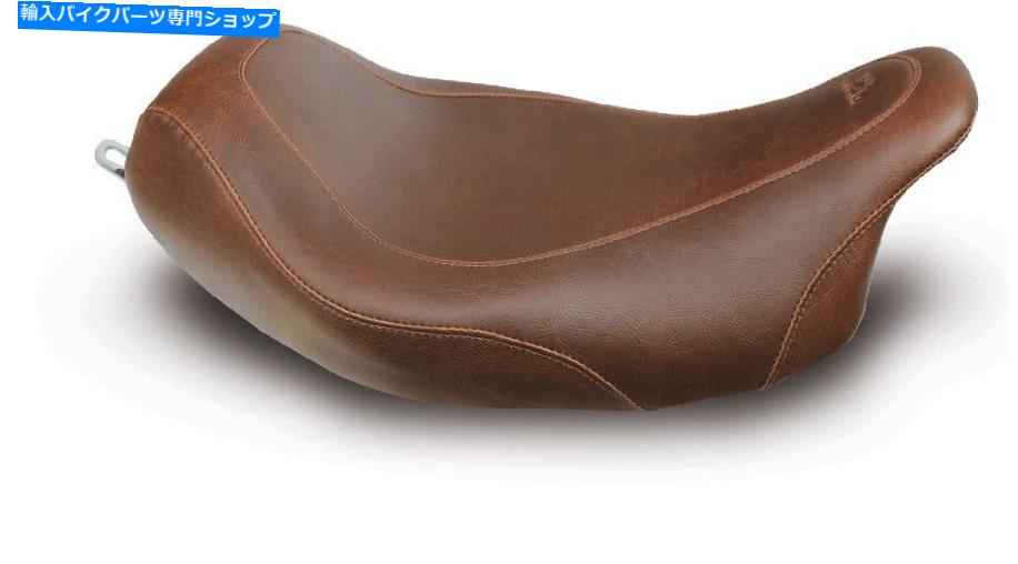 Seats 2008-2017の新しいマスタングワイドトリッパーブラウンソロシートハーレーデビッドソンFLHT New Mustang Wide Tripper Brown Solo Seat For 2008-2017 Harley Davidson FLHT【並行輸入品】