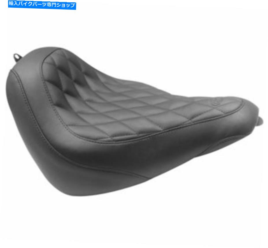 Seats マスタングブラックワイドトリッパードライバーダイヤモンドシートハーレーソフトアイルストリートボブM8 18+ Mustang Black Wide Tripper Driver Diamond Seat Harley Softail Street Bob M8 18+【並行輸入品】|Us Custom Parts Shop USDM