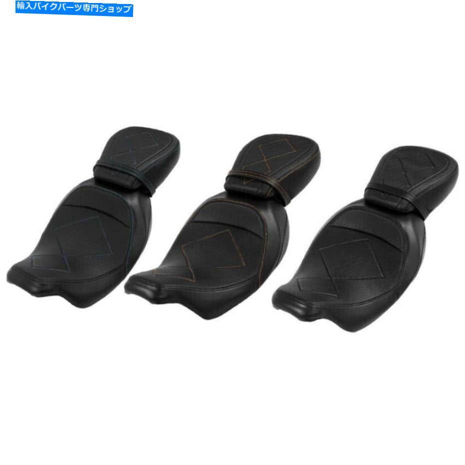Seats ハーレーエレクトラストリートグライドロードキング2009-2022に適したドライバーと助手席 Driver & Passenger Seat Fit For Harley Electra Street Glide Road King 2009-2022【並行輸入品】