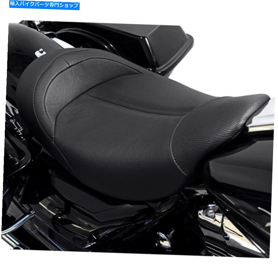 Seats ハーレーダビッドソンロードキング08-19ダニーグレイイストミニマルレザーソロシート For Harley-Davidson Road King 08-19 Danny Gray IST Minimal Leather Solo Seat【並行輸入品】