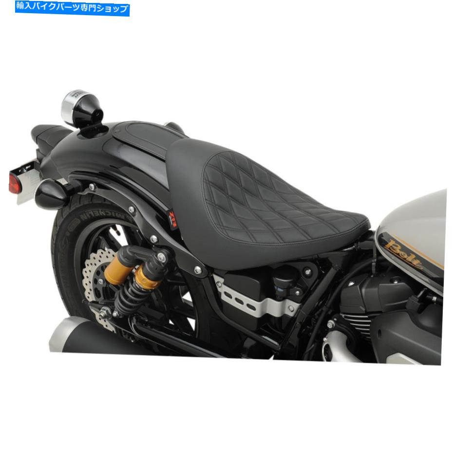 Seats Z1R 0810-1813控えめなソロシート - ダブルダイヤモンドステッチ Z1R 0810-1813 Low-Profile Solo Seat - Double Diamond Stitch【並行輸入品】｜Us Custom Parts Shop USDM