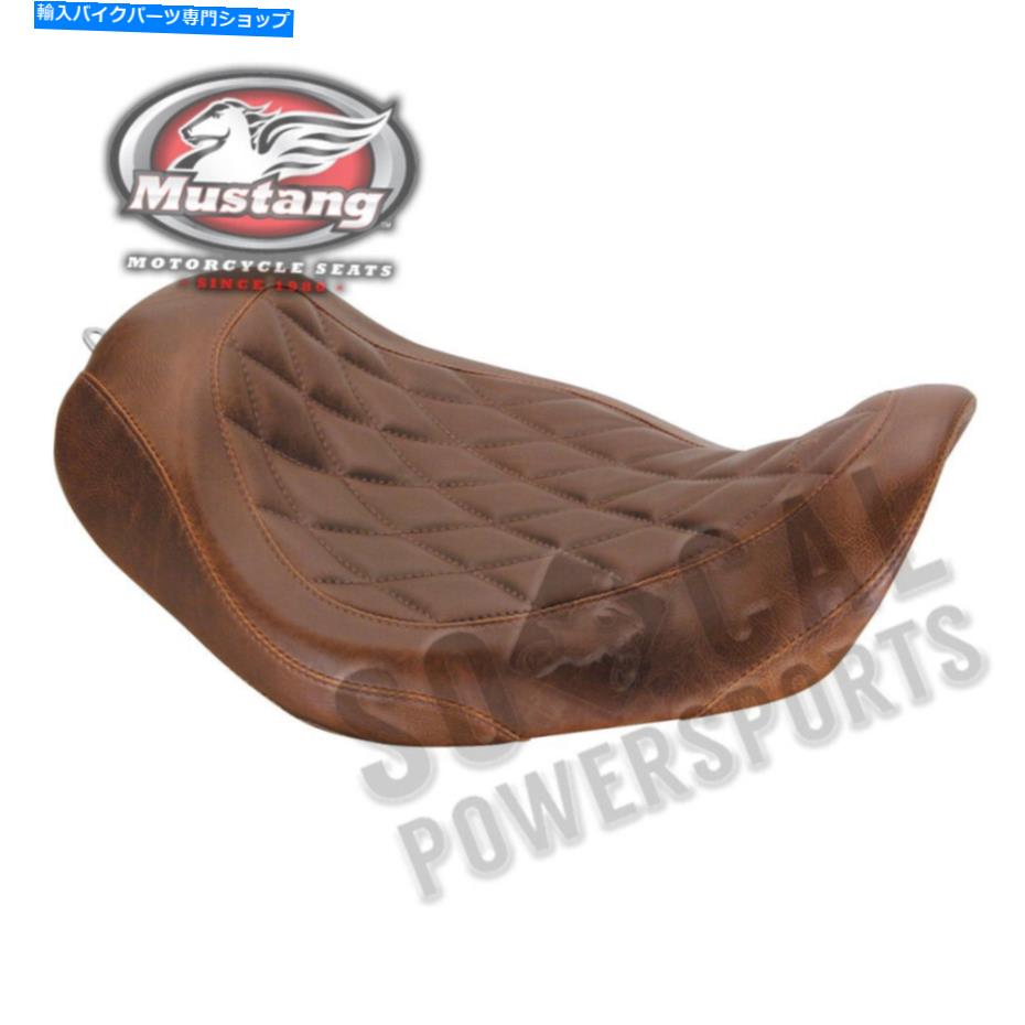 Seats ワイドトリッパーブラウンシートフロント幅13インチダイヤモンドFXDFダイナファットボブ2008-2017 Wide Tripper Brown Seat Front Width-13in Diamond FXDF Dyna Fat Bob 2008-2017【並行輸入品】|Us Custom Parts Shop USDM