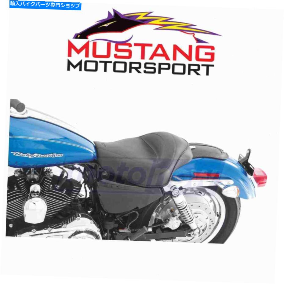 Seats 2006年から2011年のマスタングヴィンテージソロシートハーレーデビッドソンXL1200LスポーツスターSJ Mustang Vintage Solo Seat for 2006-2011 Harley Davidson XL1200L Sportster sj【並行輸入品】