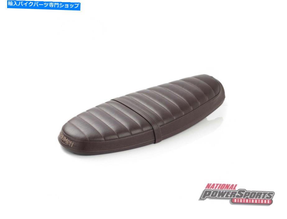 Seats 2017-2022 Triumph Street Scrambler Ribbed Bench Seat ** New ** Brown 2017 - 2022 TRIUMPH STREET SCRAMBLER RIBBED BENCH SEAT **NEW** BROWN【並行輸入品】