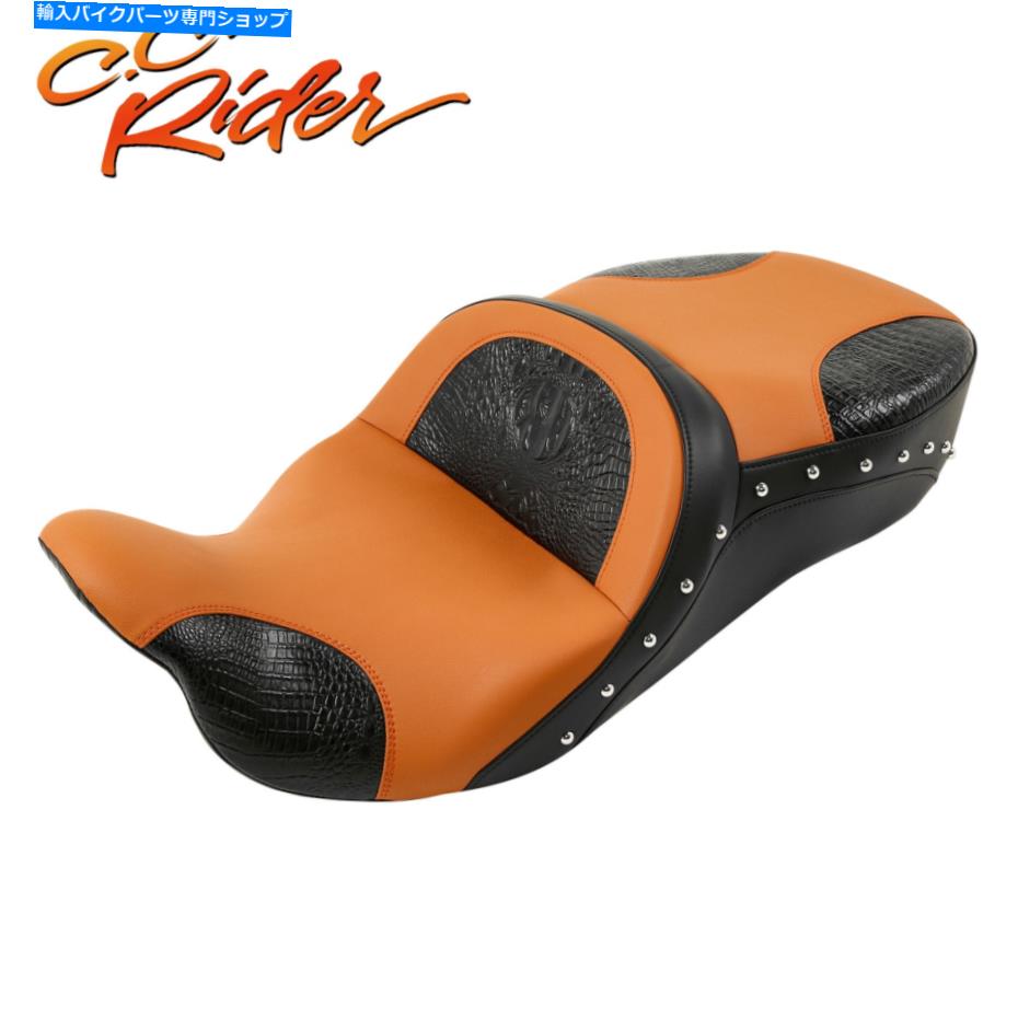 Seats C.C.ハーレーツーリングロードグライドに適したライダードライバーと助手席 C.C. RIDER Driver & Passenger Seat Fit For Harley Touring Road Glide 09-later【並行輸入品】｜Us Custom Parts Shop USDM