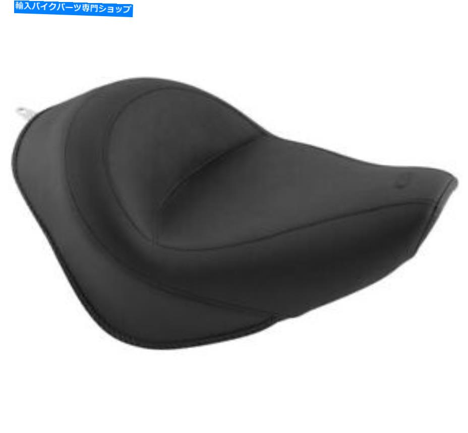 Seats 06-17ハーレーソフトアイル用のプレーンビニールソロシートマスタング76244 Plain Vinyl Solo Seat Mustang 76244 For 06-17 Harley Softail【並行輸入品】