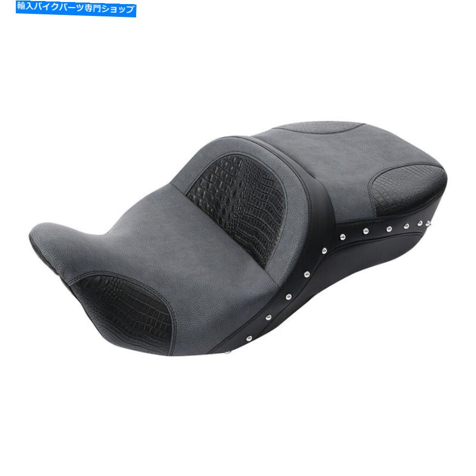 Seats ハーレーツーリングロードキングエレトクラグライド2009-2022に適したドライバーの助手席 Driver Passenger Seat Fit For Harley Touring Road King Eletcra Glide 2009-2022【並行輸入品】