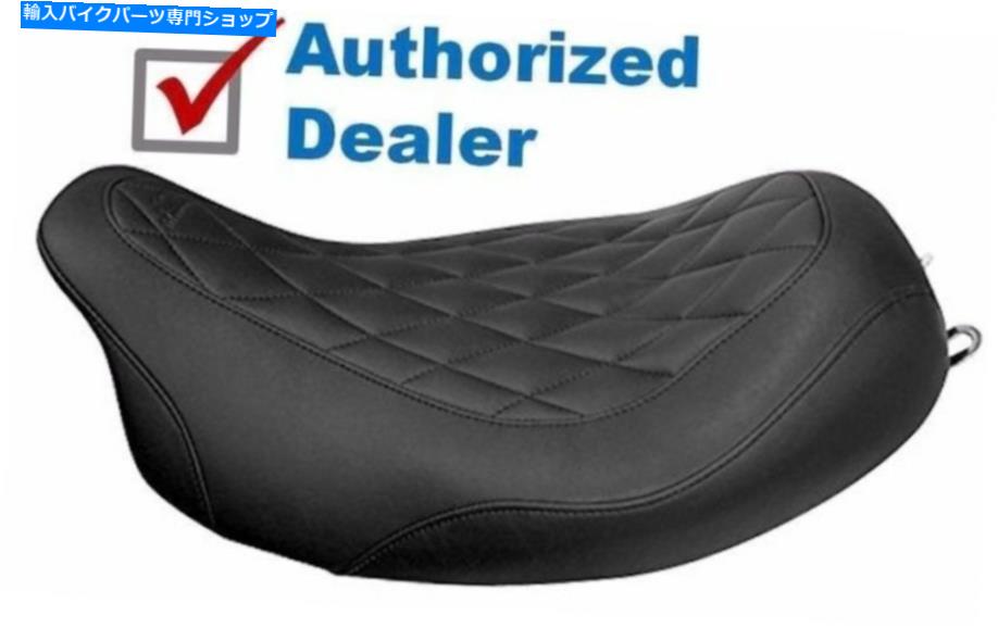 Seats マスタングワイドトリッパーソロシートダイヤモンドパターンステッチ2008-2017ハーレーツーリング Mustang Wide Tripper Solo Seat Diamond Pattern Stitch 2008-2017 Harley Touring【並行輸入品】