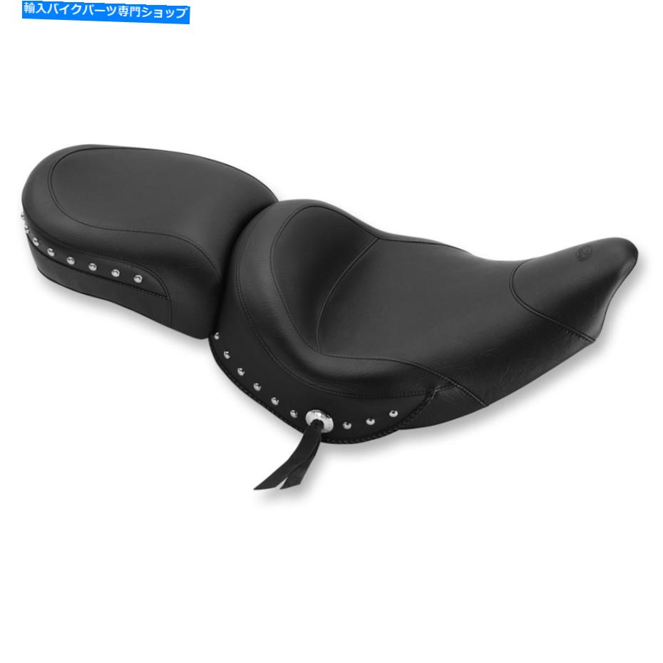 Seats マスタングオートバイ製品ソロツーリングシート - ワイド - スタッズ - インド75362 MUSTANG MOTORCYCLE PRODUCTS Solo Touring Seat - Wide - Studded - Indian 75362【並行輸入品】｜Us Custom Parts Shop USDM