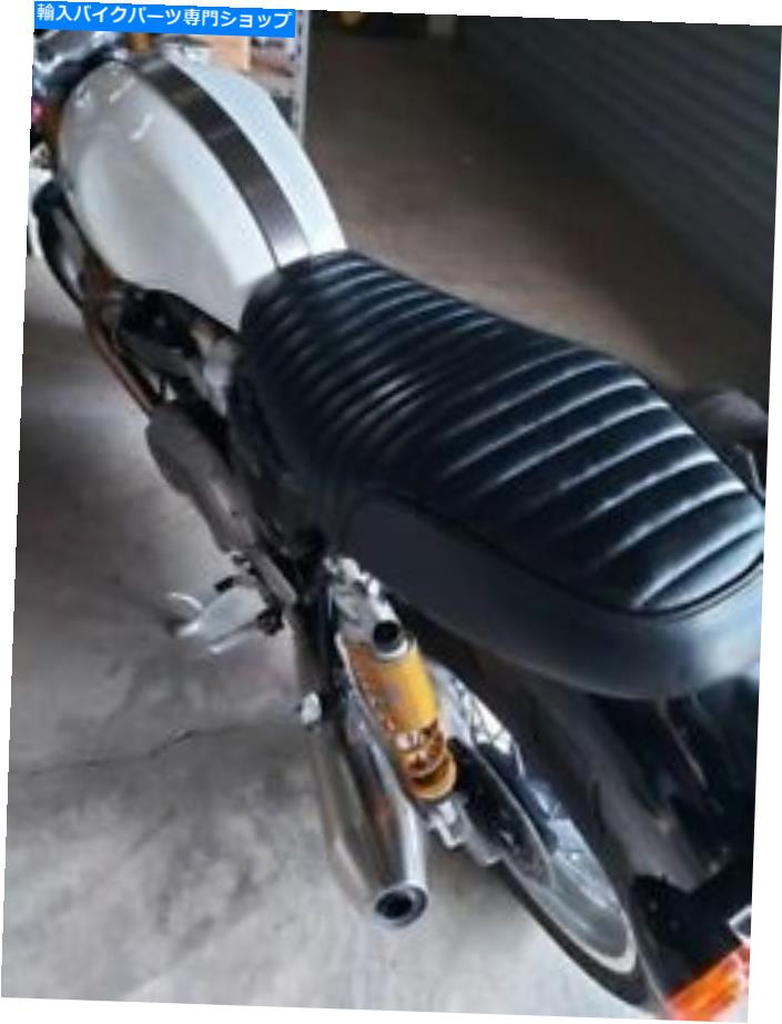 Seats Triumph Thruxton R 1200シート（リアルレザー）には、ベース、新しい、タックnロールデザインが含まれています TRIUMPH THRUXTON R 1200 SEAT(Real Leather) include Base,New,Tuck N Roll Design【並行輸入品】
