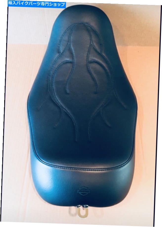 Seats 1997-2007ハーレーデイビッドソンツアーフレームレザーソロシート-NEW 1997-2007 Harley Davidson Touring Flamed Leather Solo Seat - NEW【並行輸入品】