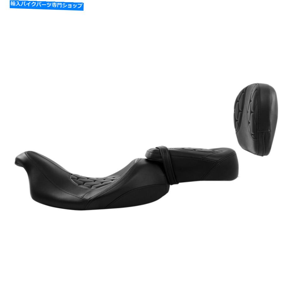 Seats ドライバーライダーの助手席w/sissy barバックレストハーレーツアーにフィット09-22 Driver Rider Passenger Seat w/Sissy Bar Backrest Fit For Harley Touring 09-22【並行輸入品】｜Us Custom Parts Shop USDM