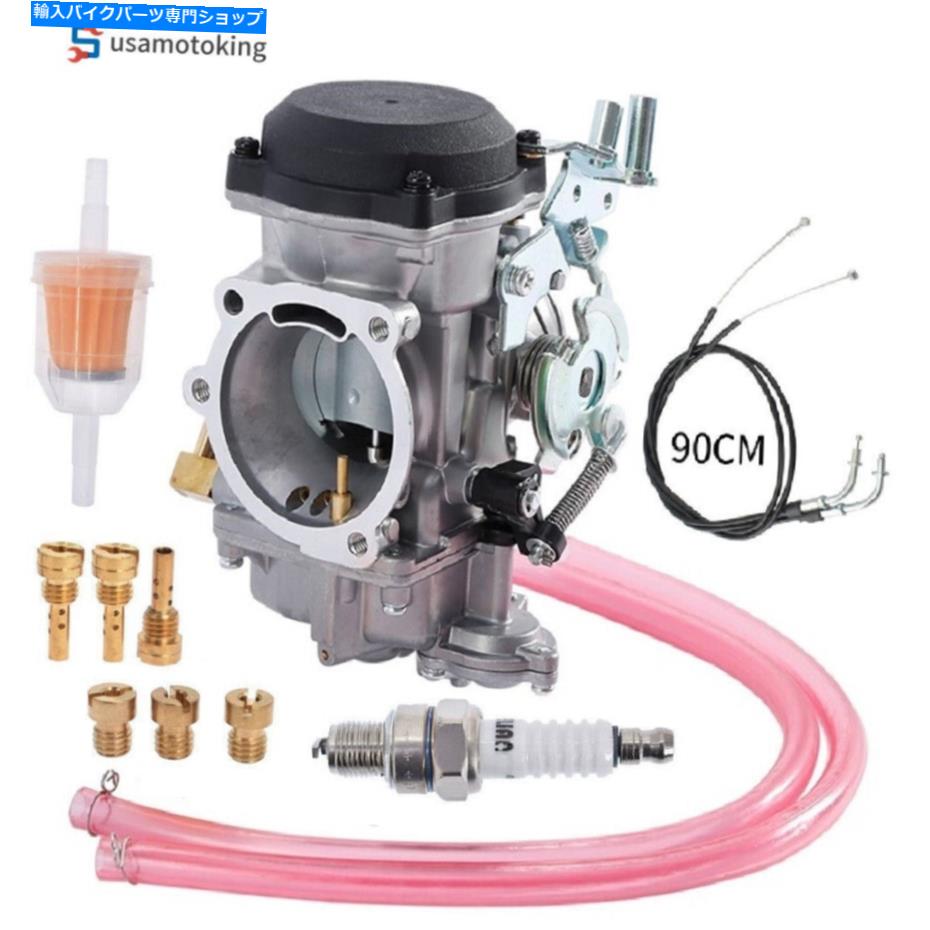 Carburetor ハーレーデビッドソンスポーツスター1200 XLH1200 US用のキャブレターと90cmスロットルケーブル Carburetor and 90cm Throttle Cable for Harley Davidson Sportster 1200 XLH1200 US【並行輸入品】 42,543円