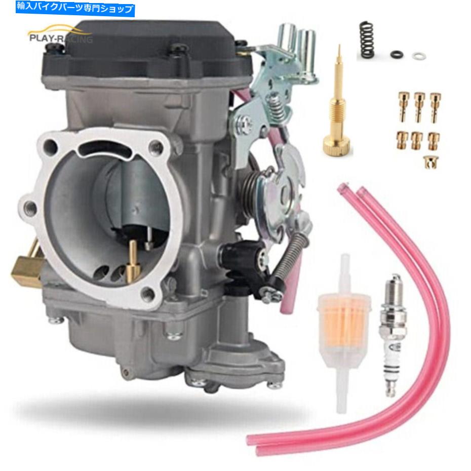 Carburetor ハーレーデイビッドソンスポーツスターXL 1200 883キャブレター炭水化物＆アイドルネジ用 For Harley Davidson Sportster XL 1200 883 Carburetor Carb & Idle Screw【並行輸入品】