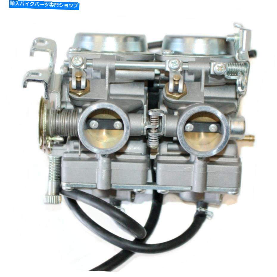Carburetor ダブルツインカーブカービーキャブレター250cc 300cc農場クアッドダートバイクATVデューンバギー Double Twin Carb Carby Carburetor 250cc 300cc Farm Quad Dirt Bike ATV Dune Buggy【並行輸入品】