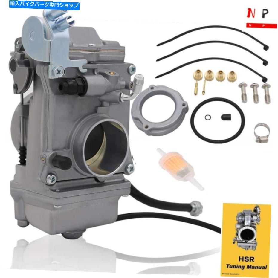 Carburetor Mikuni HSR42MM HSR TM42-6 42MM EVO Evolution Twin Camの炭水化物キャブレター Carb Carburetor For Mikuni HSR42mm HSR TM42-6 42mm Evo Evolution Twin Cam【並行輸入品】