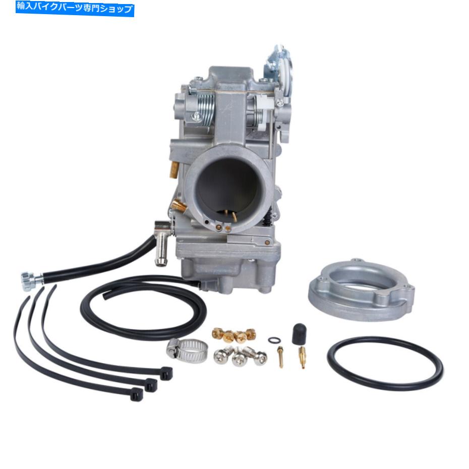 Carburetor 45mm smoothboreキャ??ブレター炭水化物ハーレーエボツインカムツアーダイナに適しています 45mm Smoothbore Carburetor Carb Fit For Harley EVO Twin Cam Touring Dyna【並行輸入品】