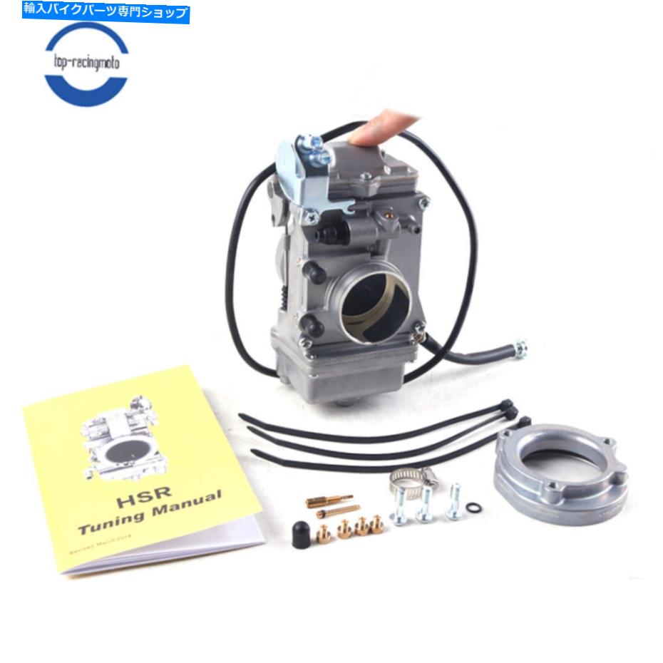 Carburetor HSR45 45mm炭水化物evoツインカムエレクトラグライド用のSmoothboreキャ??ブレター Smoothbore Carburetor for HSR45 45mm Carb EVO Twin Cam Electra Glide【並行輸入品】