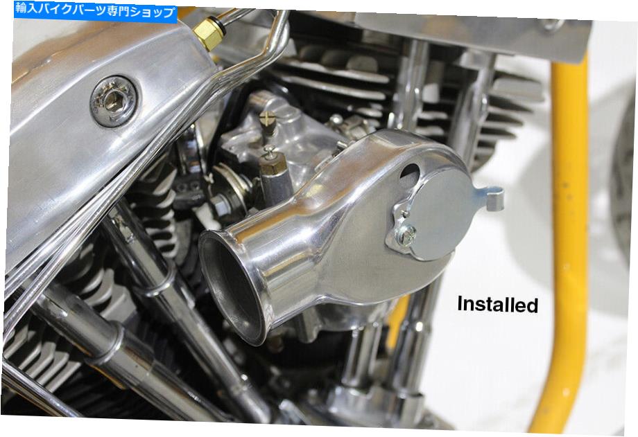 Carburetor TT S＆S/OKOショートキャブレターエアスヌートポリッシュアロイフィットハーレーダビッドソン TT S&S/OKO Shorty Carburetor Air Snoot Polished Alloy fits Harley-Davidson【並行輸入品】