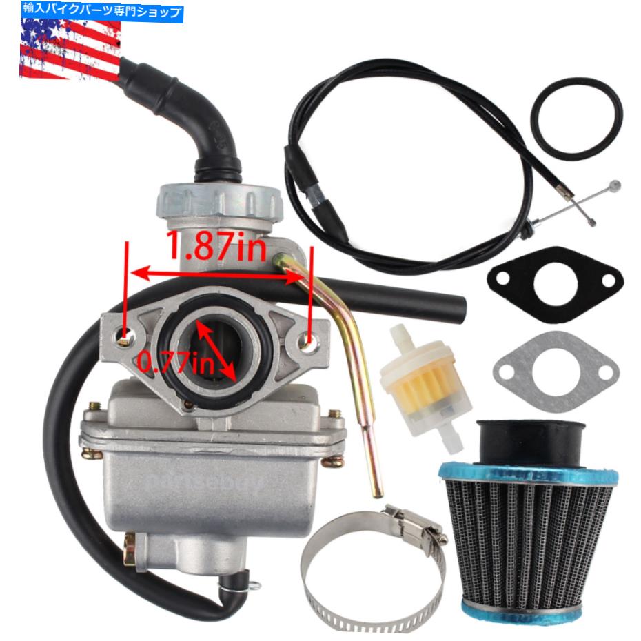 Carburetor Part 1985年から2004年のキャブレター再構築キットフィットホンダXR80Rレッドキャットイーグルエイムエックス＆モア Carburetor Rebuild Kit Fits For 1985-2004 Honda XR80R Redcat Eagle AIM-EX & more【並行輸入品】
