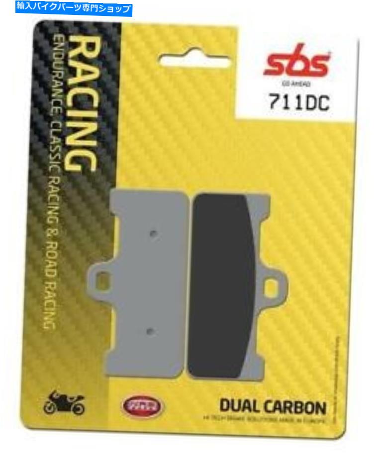 Fenders SBS 711DCブレンボレーシングキャリパーラジアルXA3B860/61、P4 32/36用のフロントブレーキパッド SBS 711DC FRONT Brake Pad For BREMBO RACING CALIPERS Radial XA3B860/61, P4 32/36【並行輸入品】