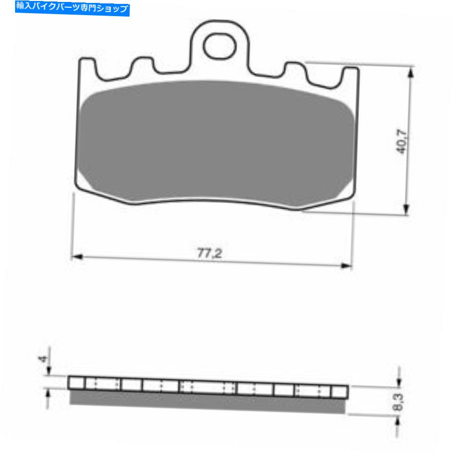 Brake Pads フロントブレーキパッドはBMW R1200 GS 2004 2005 2006 2007 2008 2009 2010 2011 2012 Front Brake Pads Fit BMW R1200 GS 2004 2005 2006 2007 2008 2009 2010 2011 2012【並行輸入品】