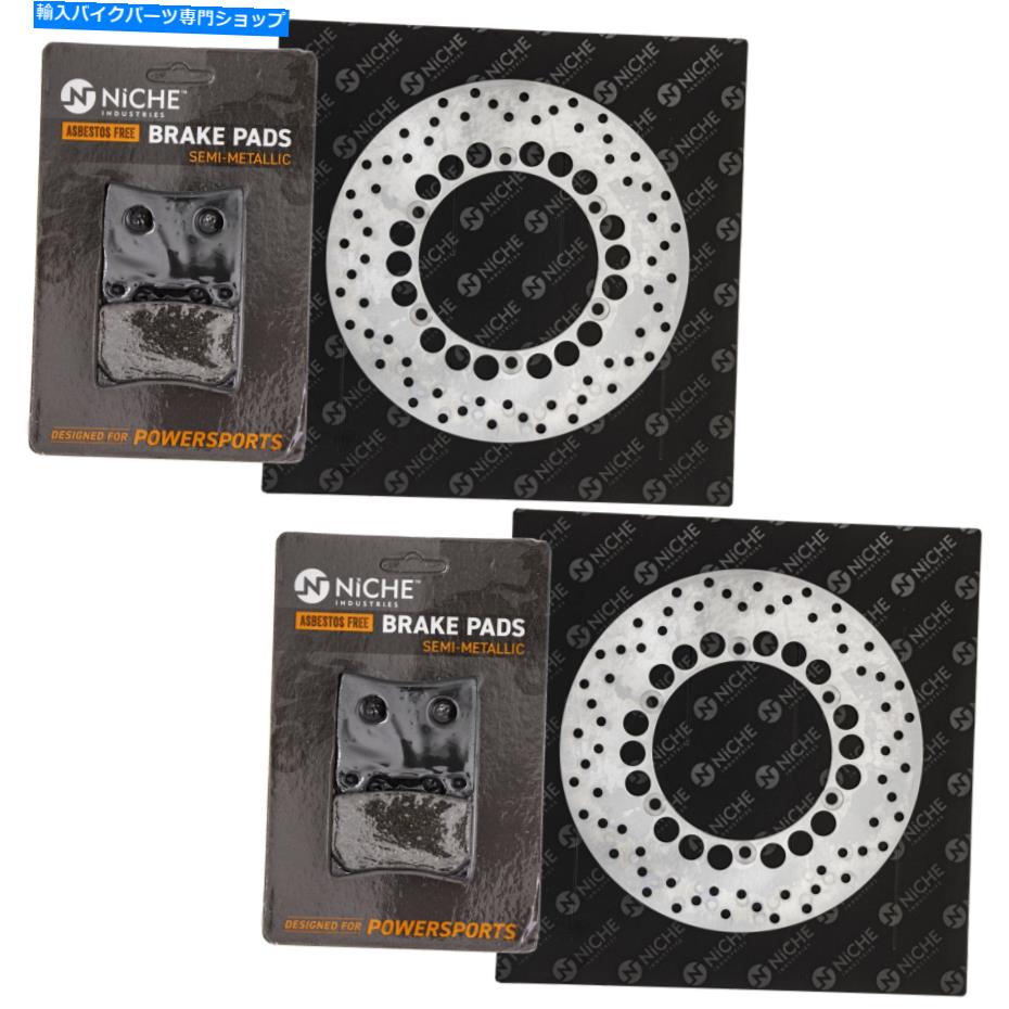Brake Pads ヤマハFJ600のニッチフロントブレーキローターパッドキット1FK-W0046-01-00セミメタリック NICHE Front Brake Rotor Pad Kit For Yamaha FJ600 1FK-W0046-01-00 Semi Metallic【並行輸入品】