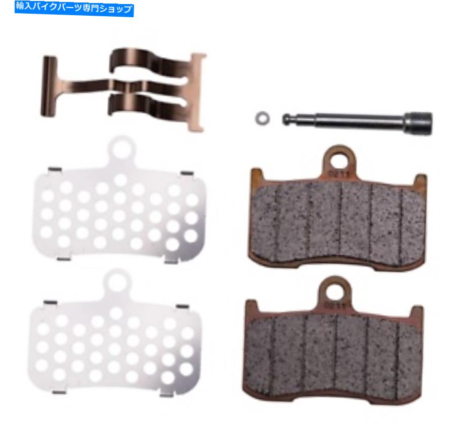 Brake Pads 4ピストンキャリパー2014-2021 CTN 2204196用インドのオートバイフロントブレーキパッドキット INDIAN MOTORCYCLE FRONT BRAKE PAD KIT for 4-PISTON CALIPER 2014-2021 CTN 2204196【並行輸入品】
