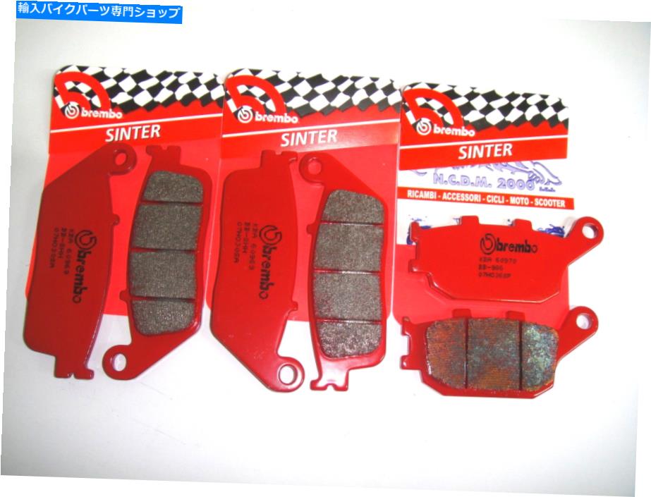 Brake Pads ブレーキパッドブレンボSAフロント+リアトライアンフタイガーXC 800 2011 Brake Pads Brembo Sa Front+Rear Triumph Tiger XC 800 2011【並行輸入品】