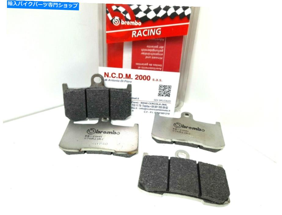 Brake Pads ブレンボセット4フロントブレーキパッドRCレーシングトライアンフモーターサイクルスピードトリプル1050 Brembo Set 4 Front Brake Pads RC Racing Triumph Motorcycles Speed Triple 1050【並行輸入品】 43,098円