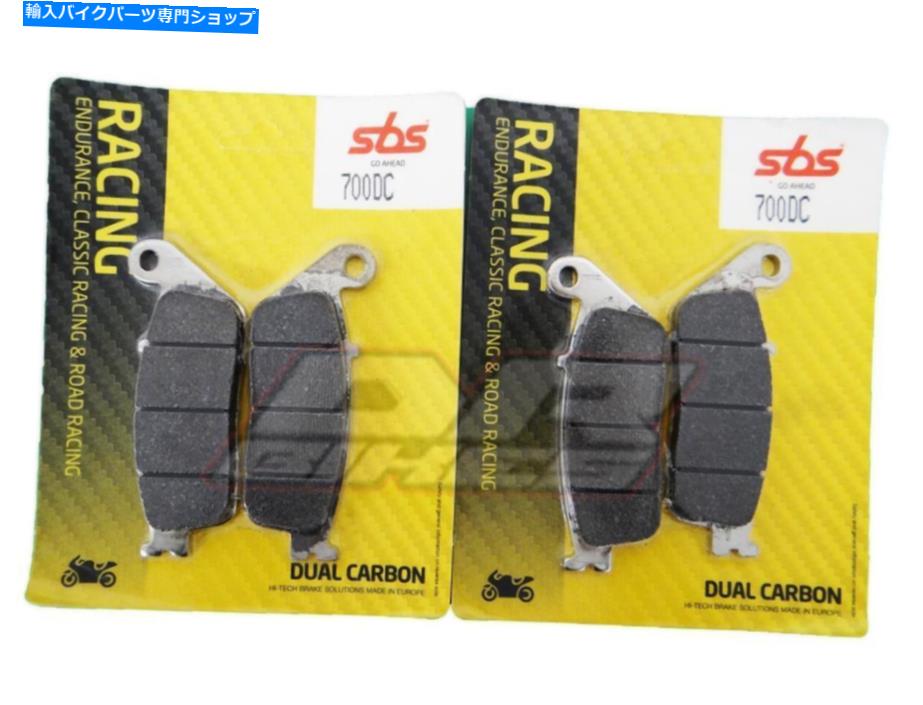 Brake Pads Honda CMX 500 Rebel 2017-2018 SBSデュアルカーボンフロントブレーキパッド700dc Honda CMX 500 Rebel 2017 - 2018 SBS Dual Carbon Front Brake Pads 700DC【並行輸入品】