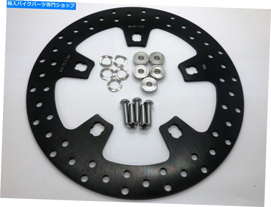 Brake Disc Rotors 11.8ブラックフロントブレーキローターディスクシングルハーレーエレクトラグライドロードグライドFlhxs 11.8 Black Front Brake Rotor Disc Single Harley Electra Glide Road Glide FLHXS【並行輸入品】|Us Custom Parts Shop USDM