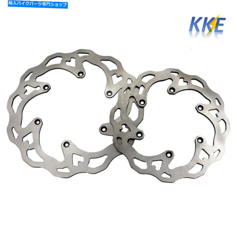 Brake Disc Rotors KKE 260mmフロント&220mmリアディスクローターフィットKTM Exc SXF XC XCW 125-530 2003-2023 KKE 260mm Front & 220mm Rear Disc Rotor Fit KTM EXC SXF XC XCW 125-530 2003-2023【並行輸入品】