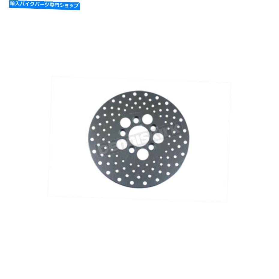 Brake Disc Rotors vツイン製造亜鉛10 "ドリルスチールフロントブレーキディスク-23-0370 V-Twin Manufacturing Zinc 10" Drilled Steel Front Brake Disc - 23-0370【並行輸入品】｜Us Custom Parts Shop USDM