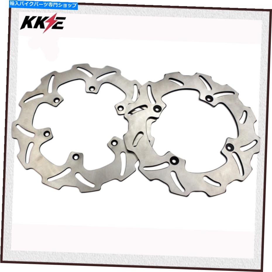 Brake Disc Rotors KKEフロントとリア240mmディスクローターフィットホンダCRF250R CRF450R CRF250X CRF450X KKE Front and Rear 240mm Disc Rotors fit HONDA CRF250R CRF450R CRF250X CRF450X【並行輸入品】