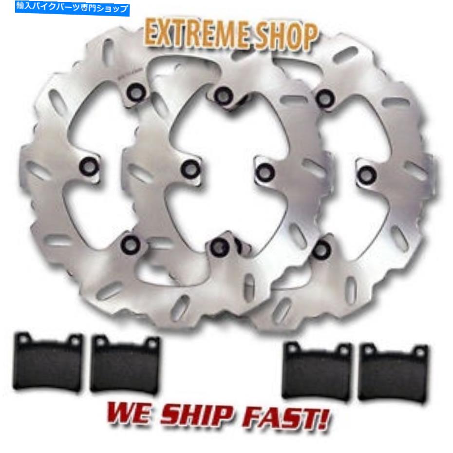 Brake Disc Rotors ヤマハフロントブレーキディスクローター +パッドXV 1100 Virago（米国モデル）（1986-1997） Yamaha Front Brake Discs Rotor + Pads XV 1100 Virago (USA Models) (1986-1997)【並行輸入品】