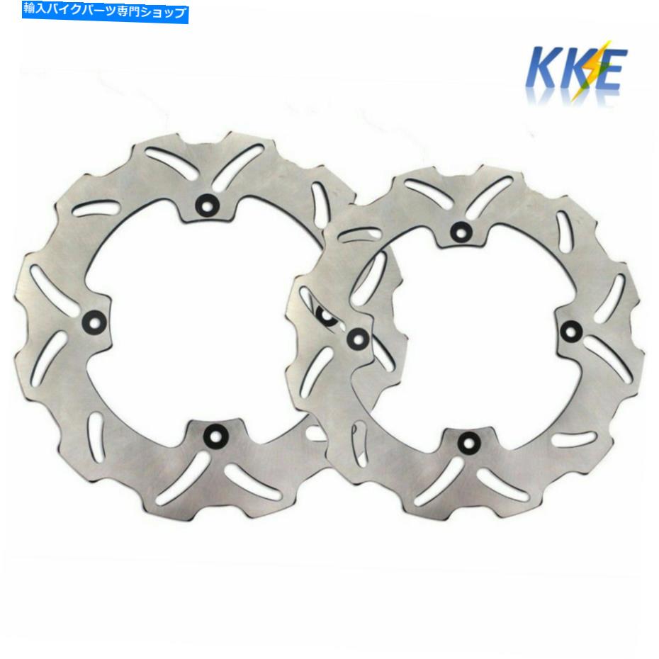 Brake Disc Rotors KKE 250mmフロント＆240mmリアブレーキディスクディスクローターフィットRMZ250 2007-2022 RMZ450 KKE 250MM Front & 240MM Rear Brake Disc Disk Rotor Fit RMZ250 2007-2022 RMZ450【並行輸入品】