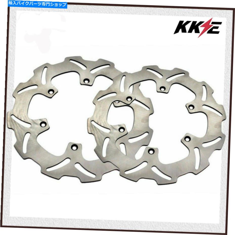 Brake Disc Rotors KKEフロント/リアブレーキディスクローターフィットヤマハWR250F WR450F YZ125 YZ450F YZ250F KKE Front/Rear Brakes Disc Rotor Fit Yamaha WR250F WR450F YZ125 YZ450F YZ250F【並行輸入品】