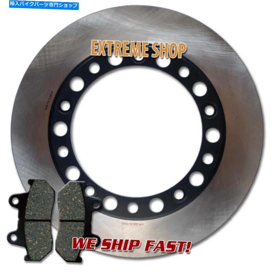 Brake Disc Rotors ホンダCB450 SC Nighthawk 1984 1984 1985 1985のフロントブレーキディスクローター +パッド Front Brake Disc Rotor + Pads for Honda CB450 SC Nighthawk 1983 1984 1985 1986【並行輸入品】|Us Custom Parts Shop USDM