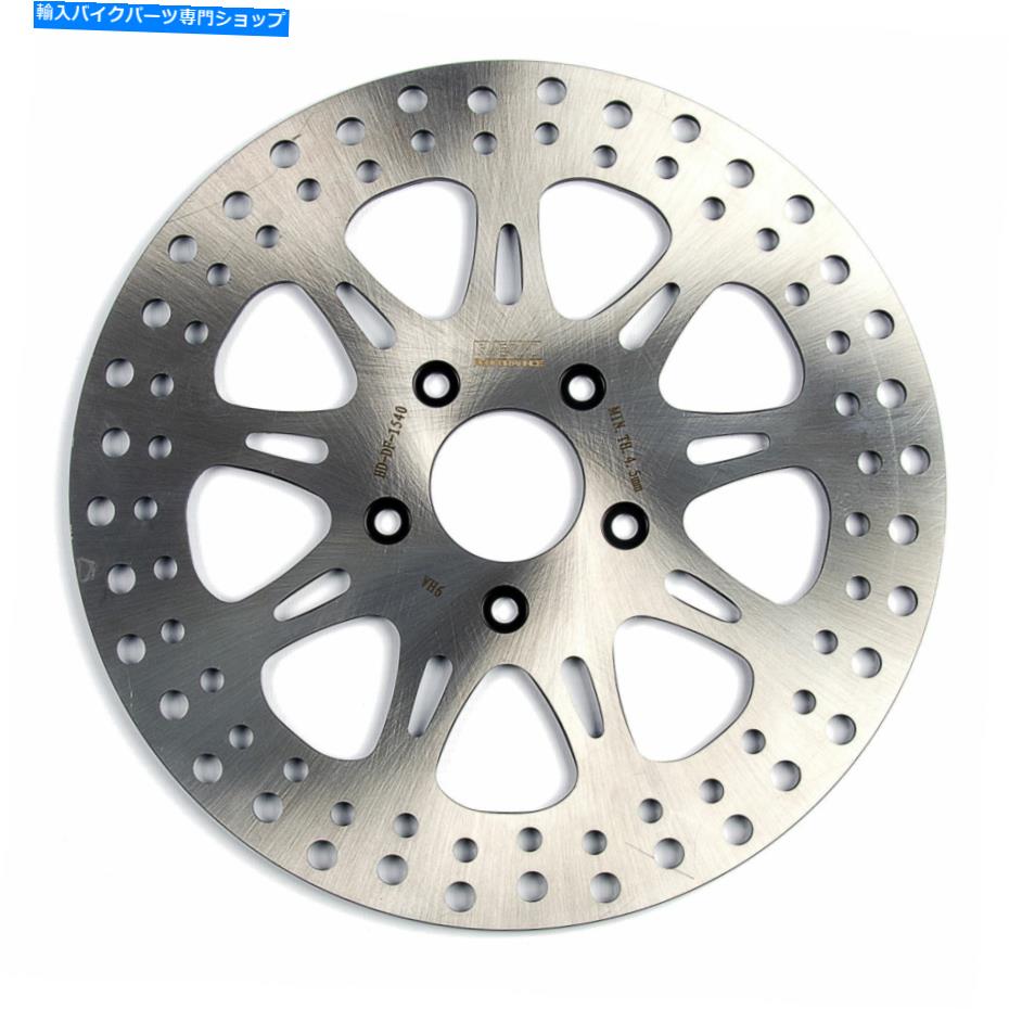 Brake Disc Rotors レゾステンレスフロントブレーキディスクはハーレーダビッドソンxlh 883スポーツスター84-99に適合します Rezo Stainless Front Brake Disc fits Harley-Davidson XLH 883 Sportster 84-99【並行輸入品】