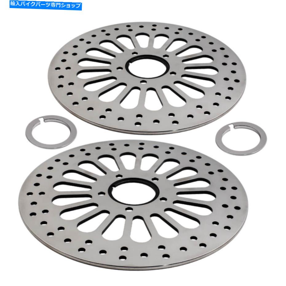 Brake Disc Rotors 2個のPCS 11.5 '' SoftailのHarley-Davidsonのフロントブレーキローターディスク2000-2015 2 Pcs 11.5'' Front Brake Rotors Disk for Harley-Davidson for Softail 2000-2015【並行輸入品】|Us Custom Parts Shop USDM