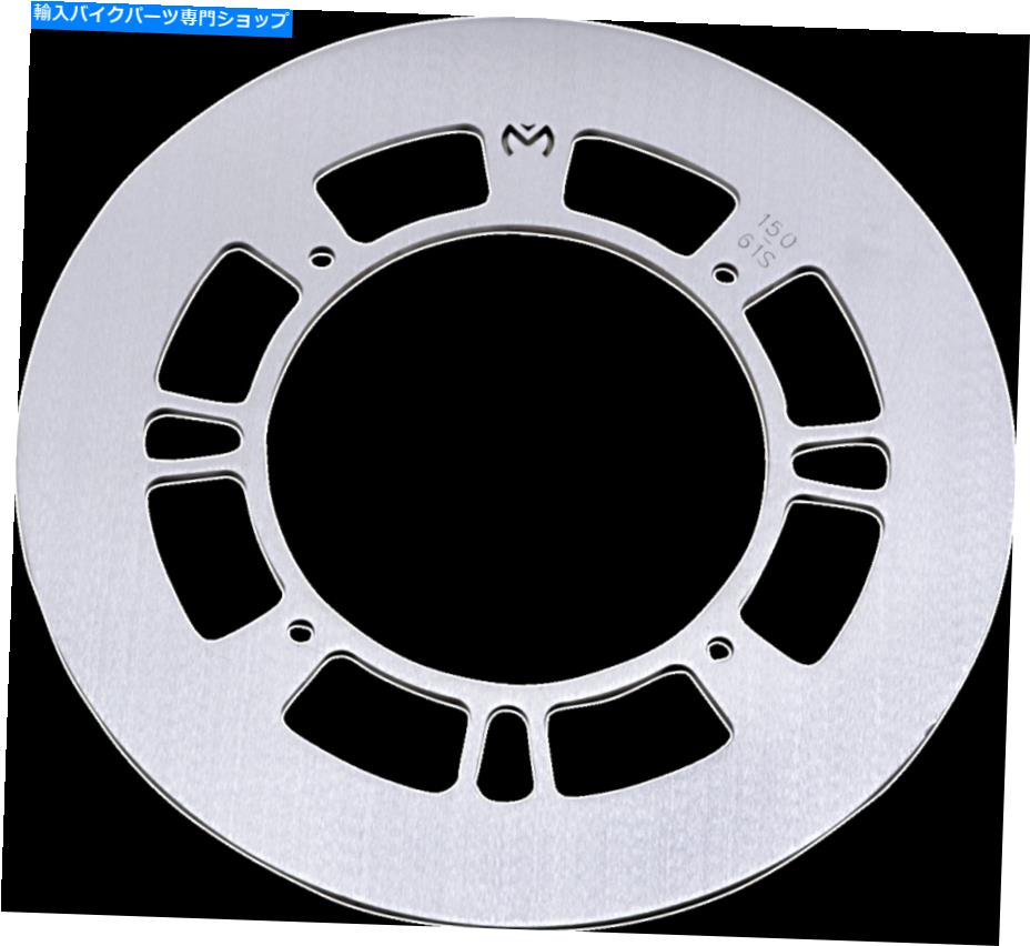 Brake Disc Rotors Honda CRF450R 2002-2018用のムース非強化ソリッド240mmリアブレーキディスクローター Moose Non-Floating Solid 240mm Rear Brake Disc Rotor for Honda CRF450R 2002-2018【並行輸入品】