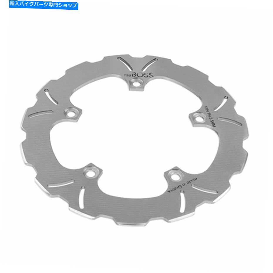 Brake Disc Rotors TsubossフロントウェーブブレーキディスクホンダCBR 125 R（12-17）PN：WF7108 Tsuboss Front Wave Brake Disc for Honda CBR 125 R (12-17) PN: WF7108【並行輸入品】