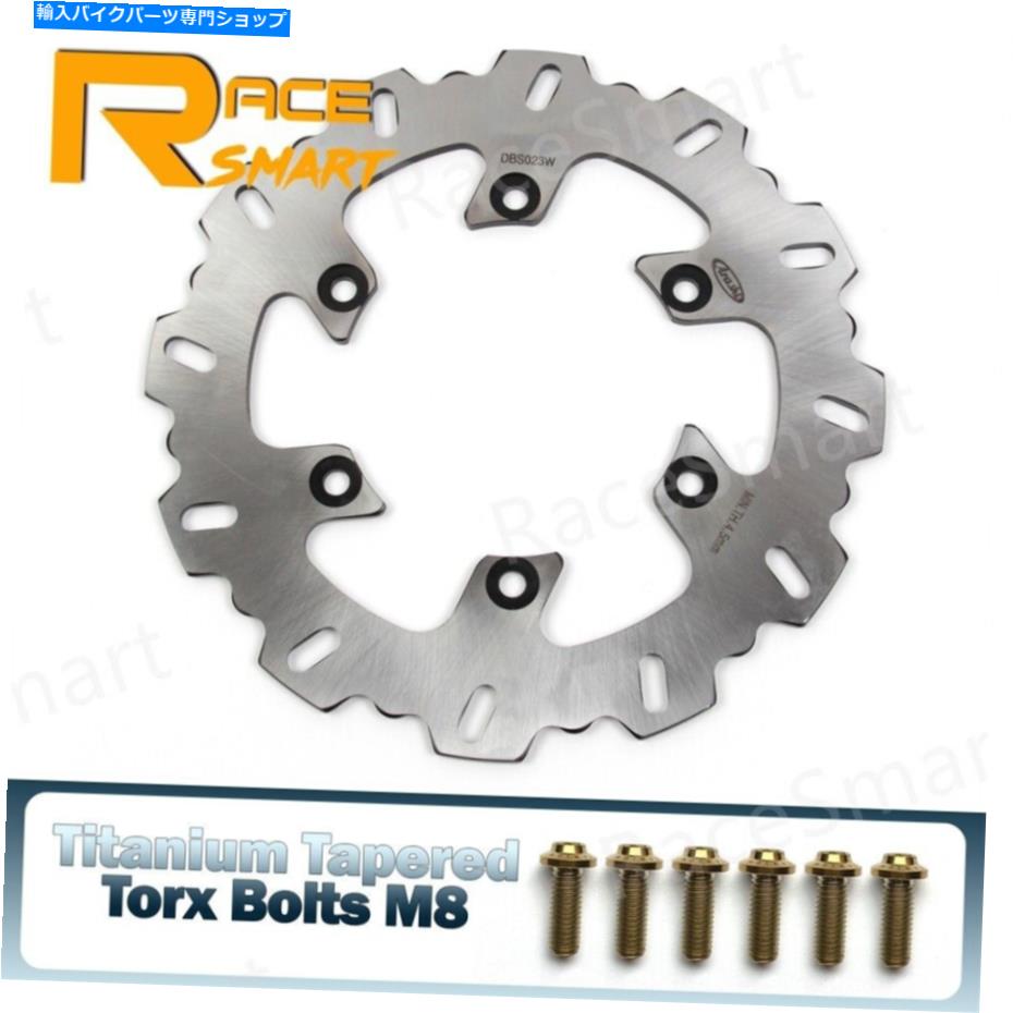 Brake Disc Rotors ヤマハXJ600N / XJ600S転換用のリアブレーキディスクローター +ボルト1991-2003 Rear Brake Disc Rotor + Bolts For Yamaha XJ600N / XJ600S DIVERSION 1991 - 2003【並行輸入品】
